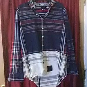 Rocawear blak button down